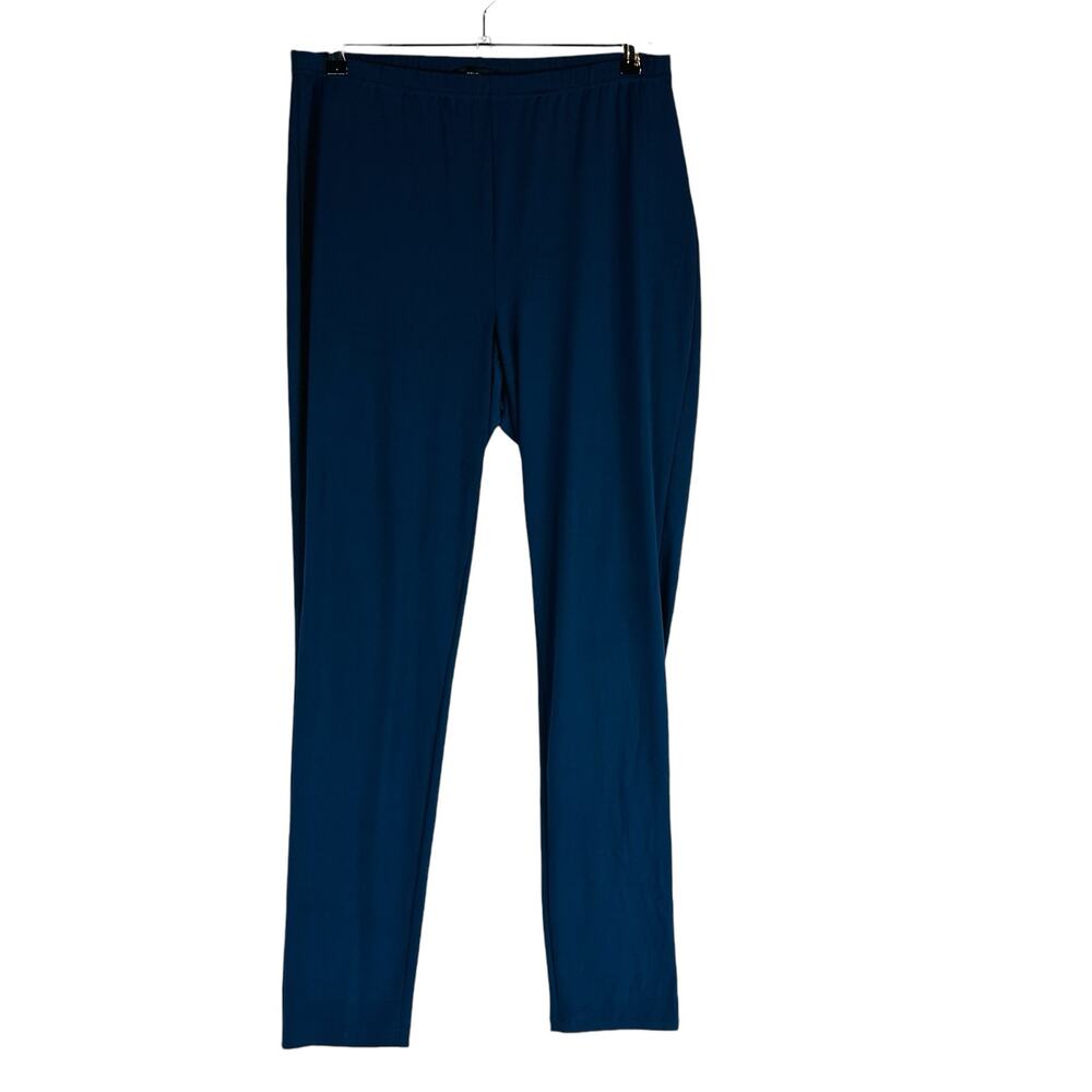 Ashley Stewart Womans 14/16 Pants Grey Pull On Tights‎ Stretch Comfort